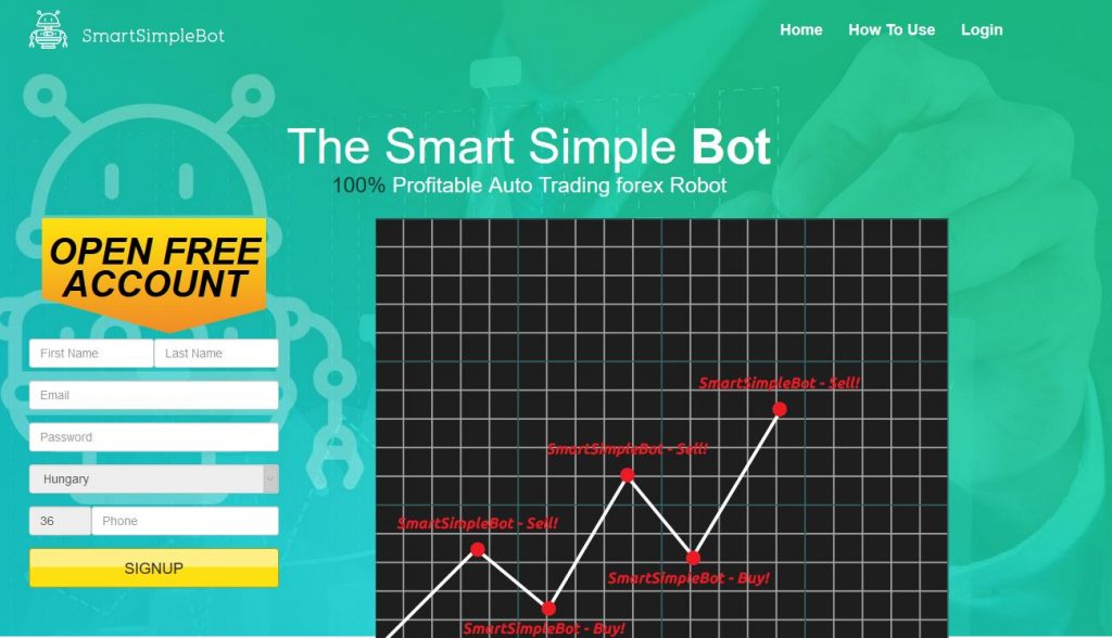 smart simple bot homepage