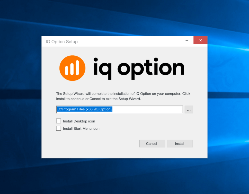 Iq option windows 10