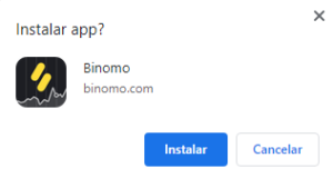 download binomo app instalar